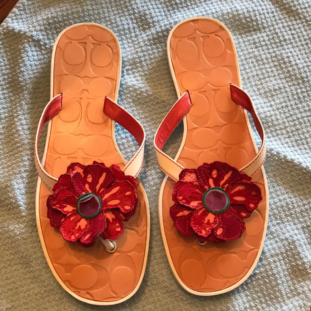 Coach designer sandals